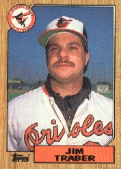 1987 Topps Baseball Cards      484     Jim Traber